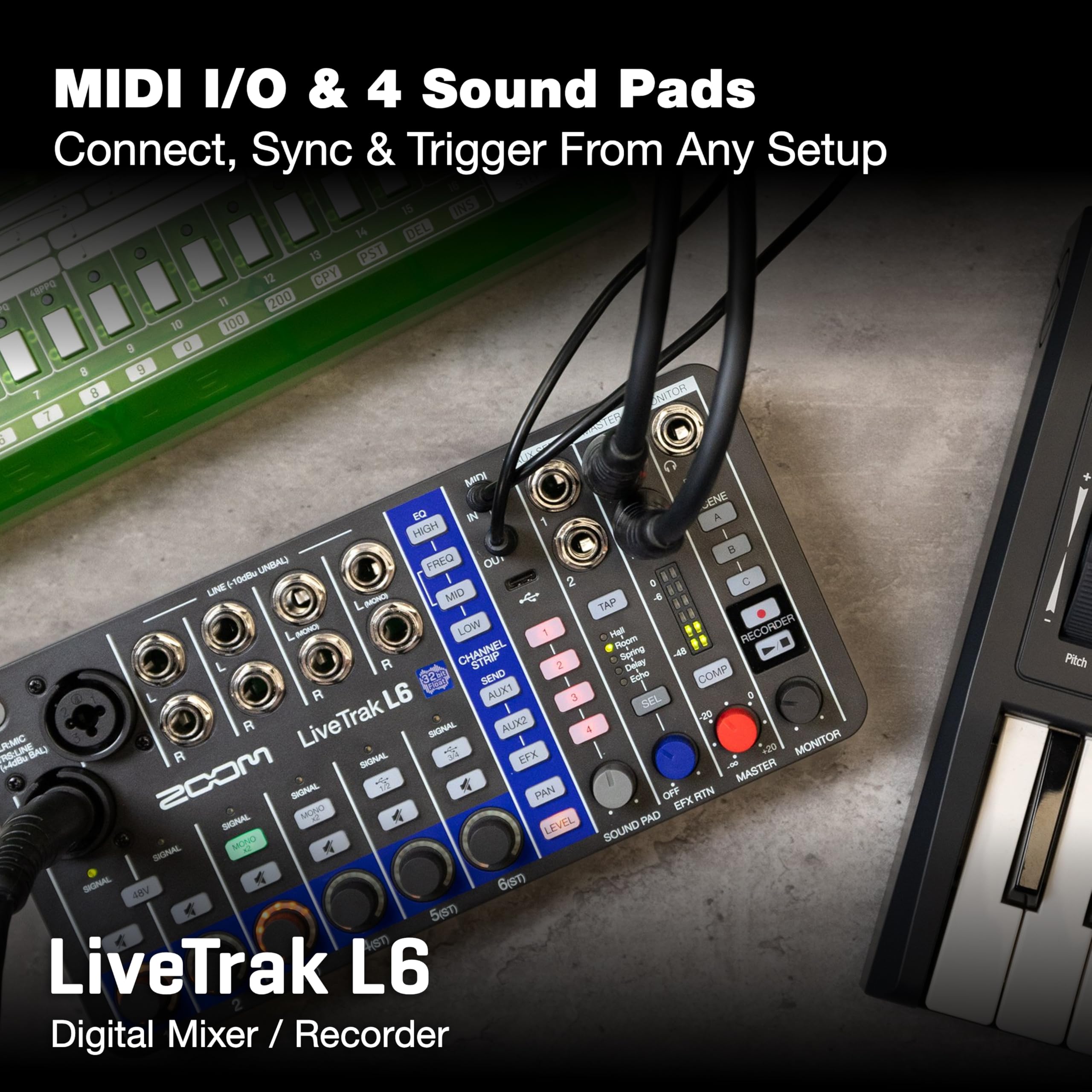 Amazon.com: Zoom LiveTrak L6 Mixer/Recorder for Synth Players